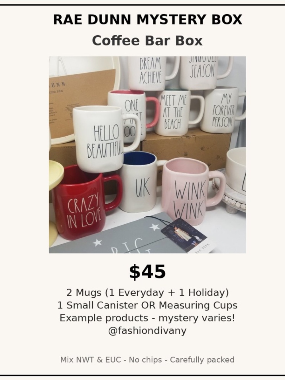 Rae Dunn Mystery Box-Coffee Bar Box